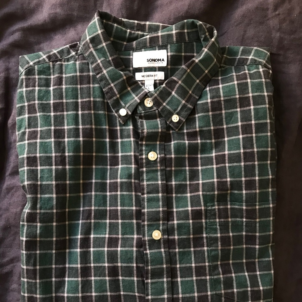 Checkered Button Down